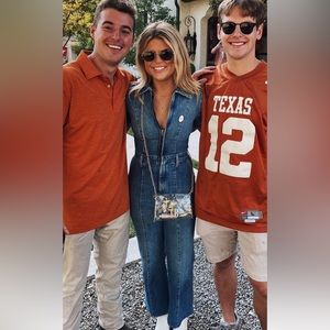 Alice+Olivia denim pantsuit size 25, barely worn